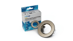 Ceiling lighting point fitting SARA round Fixted satin